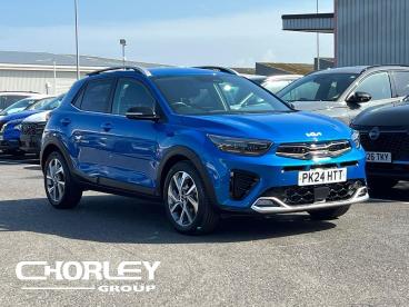 SPOTICAR Kia Stonic 1.0 T-gdi Mhev Gt-line S Euro 6 (s/s) 5dr Used Car - Suv Hybrid Blue - Blackpool - 1200606363_1