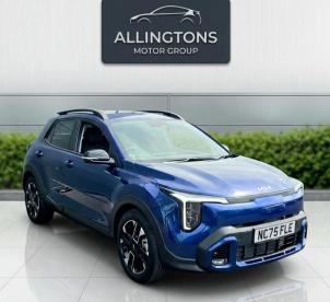 SPOTICAR Kia Stonic 1.0 T-gdi Mhev Gt-line Euro 6 (s/s) 5dr Used Car - Suv Hybrid Blue - Ashington - 1200612880_1