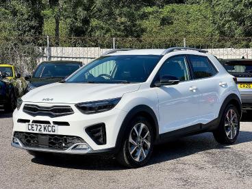 SPOTICAR Kia Stonic 1.0 T-gdi Mhev Gt-line Euro 6 (s/s) 5dr Used Car - Suv Hybrid White - Pontypridd - 1200617820_3