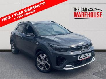 SPOTICAR Kia Stonic 1.0 T-gdi Gt-line Dct Euro 6 (s/s) 5dr Used Car - Suv Petrol Grey - Bridgend - 1200619566_1