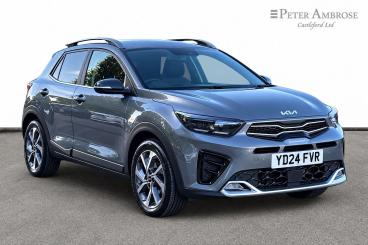 SPOTICAR Kia Stonic 1.0 T-gdi Mhev Gt-line S Dct Euro 6 (s/s) 5dr Used Car - Suv Hybrid Grey - Castleford - 1200638833_1