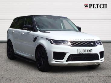 SPOTICAR Land Rover Range Rover Sport 2.0 P400e 13.1kwh Hse Dynamic Auto 4wd Euro 6 (s/s Used Car - Suv Plug-in Hybrid White - Darlington - 1200609614_1