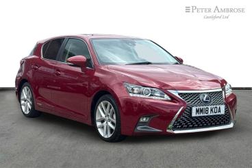 SPOTICAR Lexus Ct 1.8 200h Luxury Cvt Euro 6 (s/s) 5dr Used Car - Saloon Hybrid Red - Castleford - 1200607669_1
