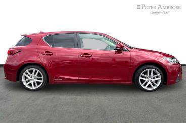 SPOTICAR Lexus Ct 1.8 200h Luxury Cvt Euro 6 (s/s) 5dr Used Car - Saloon Hybrid Red - Castleford - 1200607669_2
