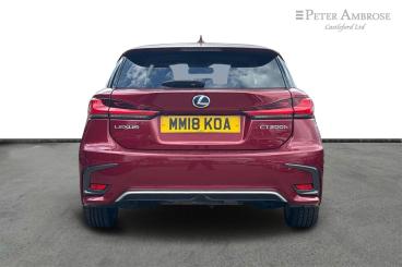 SPOTICAR Lexus Ct 1.8 200h Luxury Cvt Euro 6 (s/s) 5dr Used Car - Saloon Hybrid Red - Castleford - 1200607669_4