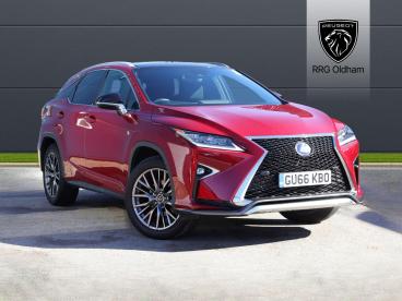 SPOTICAR Lexus Rx 3.5 450h V6 F Sport Cvt 4wd Euro 6 (s/s) 5dr Used Car - Suv Hybrid Red - Oldham - 1200539340_1