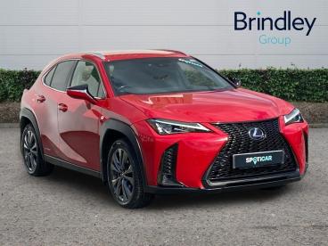 SPOTICAR Lexus Ux 2.0 250h F Sport E-cvt Euro 6 (s/s) 5dr Used Car - Suv Hybrid Red - Cannock - 1200622985_1