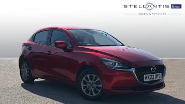SPOTICAR Mazda 2 1.5 E-skyactiv G Mhev Mhev Se-l Euro 6 (s/s) 5dr Used Car - City Car Petrol Red - Salford - 1200584822_1