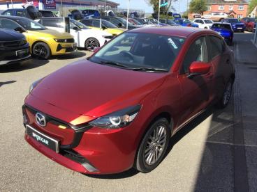 SPOTICAR Mazda 2 1.5 E-skyactiv G Mhev Exclusive-line Euro 6 (s/s) Used Car - City Car Petrol Red - Bodmin - 1200598942_2
