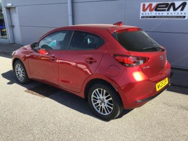 SPOTICAR Mazda 2 1.5 E-skyactiv G Mhev Exclusive-line Euro 6 (s/s) Used Car - City Car Petrol Red - Bodmin - 1200598942_4