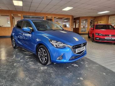 SPOTICAR Mazda 2 1.5 Skyactiv-g Sport Nav+ Euro 6 (s/s) 5dr Used Car - City Car Petrol Blue - Blairgowrie - 1200628387_1