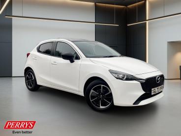 SPOTICAR Mazda 2 1.5 E-skyactiv G Mhev Homura Aka Euro 6 (s/s) 5dr Used Car - City Car Petrol White - Canterbury - 1200641838_1