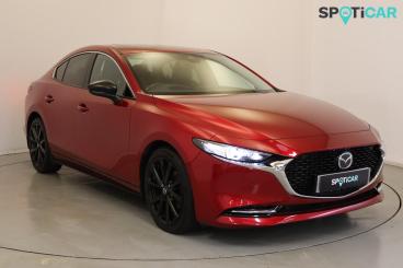 SPOTICAR Mazda 3 2.0 E-skyactiv-x Mhev Gt Sport Tech Euro 6 (s/s) 4 Used Car - Saloon Petrol Red - Wellingborough - 1200544628_1