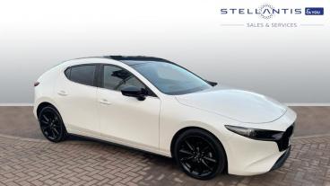 SPOTICAR Mazda 3 2.0 Skyactiv-x Mhev Gt Sport Tech Euro 6 (s/s) 5dr Used Car - Saloon Petrol Blue - Sale - 1200554770_1