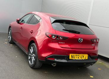 SPOTICAR Mazda 3 2.0 E-skyactiv-g Mhev Sport Lux Euro 6 (s/s) 5dr Used Car - Saloon Petrol Red - Darlington - 1200554994_3