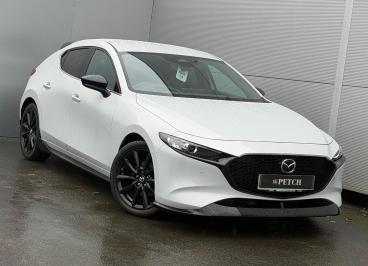 SPOTICAR Mazda 3 2.5 E-skyactiv-g Mhev Homura Euro 6 (s/s) 5dr Used Car - Saloon Petrol White - Darlington - 1200557391_1