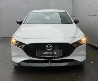 SPOTICAR Mazda 3 2.5 E-skyactiv-g Mhev Homura Euro 6 (s/s) 5dr Used Car - Saloon Petrol White - Darlington - 1200557391_2