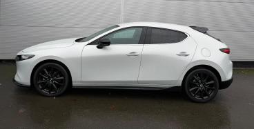 SPOTICAR Mazda 3 2.5 E-skyactiv-g Mhev Homura Euro 6 (s/s) 5dr Used Car - Saloon Petrol White - Darlington - 1200557391_4