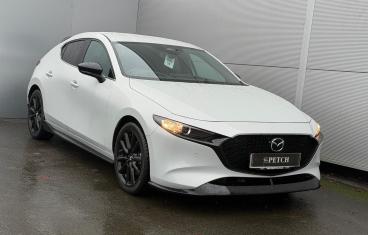 SPOTICAR Mazda 3 2.5 E-skyactiv-g Mhev Homura Euro 6 (s/s) 5dr Used Car - Saloon Petrol White - Darlington - 1200557391_5