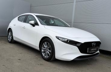 SPOTICAR Mazda 3 2.0 E-skyactiv-g Mhev Se-l Lux Euro 6 (s/s) 5dr Used Car - Saloon Petrol White - Darlington - 1200585437_5