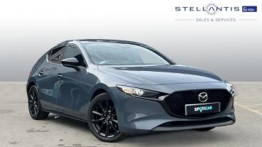 SPOTICAR Mazda 3 2.5 E-skyactiv-g Mhev Homura Euro 6 (s/s) 5dr Used Car - Saloon Petrol Grey - Salford - 1200589519_1