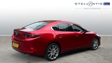 SPOTICAR Mazda 3 2.0 Skyactiv-x Mhev Gt Sport Tech Euro 6 (s/s) 4dr Used Car - Saloon Petrol Red - Stockport - 1200594572_3