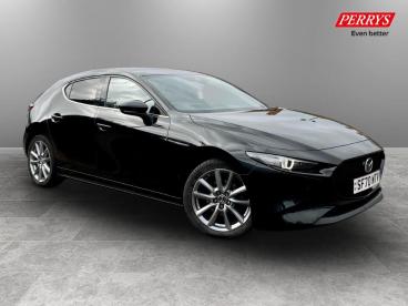 SPOTICAR Mazda 3 2.0 Skyactiv-g Mhev Sport Lux Euro 6 (s/s) 5dr Used Car - Saloon Petrol Black - Canterbury - 1200600433_1