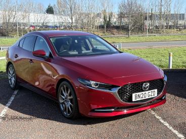 SPOTICAR Mazda 3 2.0 Skyactiv-x Mhev Gt Sport Tech Euro 6 (s/s) 4dr Used Car - Saloon Petrol Red - Portadown - 1200601477_1