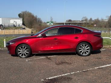 SPOTICAR Mazda 3 2.0 Skyactiv-x Mhev Gt Sport Tech Euro 6 (s/s) 4dr Used Car - Saloon Petrol Red - Portadown - 1200601477_3