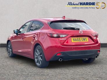 SPOTICAR Mazda 3 2.0 Skyactiv-g Sport Nav Euro 5 (s/s) 5dr Used Car - Saloon Petrol Red - Ashington - 1200605189_2