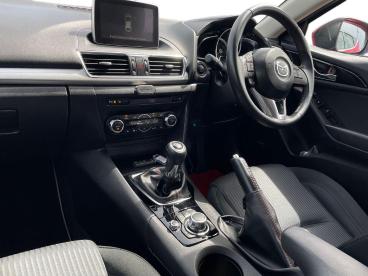 SPOTICAR Mazda 3 2.0 Skyactiv-g Sport Nav Euro 5 (s/s) 5dr Used Car - Saloon Petrol Red - Ashington - 1200605189_3