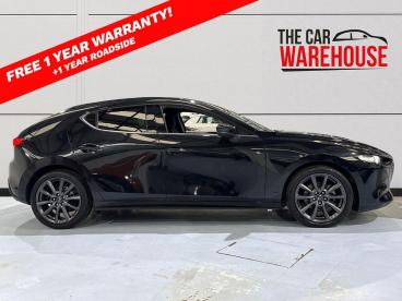 SPOTICAR Mazda 3 2.5 E-skyactiv G Mhev [140] Exclusive-line 5dr Used Car - Saloon Petrol Black - Swansea - 1200605720_3