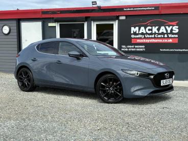 SPOTICAR Mazda 3 2.0 Skyactiv-x Mhev Gt Sport Tech Auto Euro 6 (s/s Used Car - Saloon Petrol Grey - Inverness - 1200609930_1