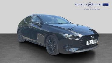 SPOTICAR Mazda 3 2.0 Skyactiv-x Mhev Gt Sport Tech Awd Euro 6 (s/s) Used Car - Saloon Petrol Black - Leicester - 1200610905_1