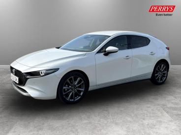 SPOTICAR Mazda 3 2.5 E-skyactiv-g Mhev Exclusive-line Euro 6 (s/s) Used Car - Saloon Petrol White - Canterbury - 1200612602_3