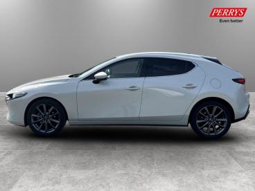 SPOTICAR Mazda 3 2.5 E-skyactiv-g Mhev Exclusive-line Euro 6 (s/s) Used Car - Saloon Petrol White - Canterbury - 1200612602_4