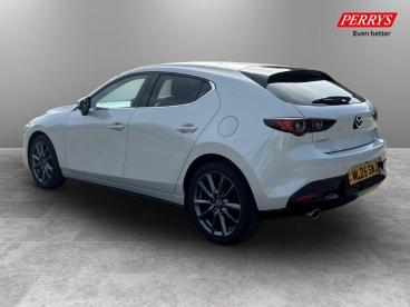 SPOTICAR Mazda 3 2.5 E-skyactiv-g Mhev Exclusive-line Euro 6 (s/s) Used Car - Saloon Petrol White - Canterbury - 1200612602_5