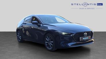 SPOTICAR Mazda 3 2.0 E-skyactiv-g Mhev Takumi Euro 6 (s/s) 5dr Used Car - Saloon Petrol Blue - Bristol - 1200621491_1