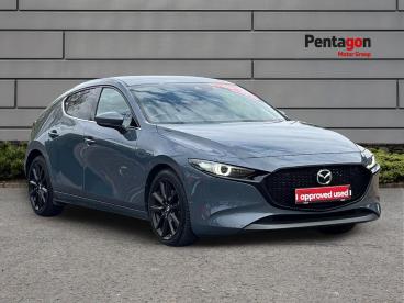 SPOTICAR Mazda 3 2.0 Skyactiv-x Mhev Gt Sport Tech Awd Euro 6 (s/s) Used Car - Saloon Petrol Grey - Lincoln - 1200632369_1