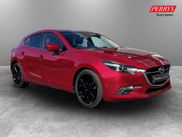 SPOTICAR Mazda 3 2.0 Skyactiv-g Sport Nav Euro 6 (s/s) 5dr Used Car - Saloon Petrol Red - Canterbury - 1200635268_1