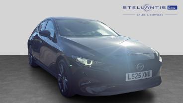 SPOTICAR Mazda 3 2.5 E-skyactiv-g Mhev Exclusive-line Euro 6 (s/s) Used Car - Saloon Petrol Black - Salford - 1200642285_1