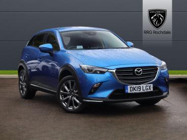 SPOTICAR Mazda Cx-3 2.0 Skyactiv-g Sport Nav+ Euro 6 (s/s) 5dr Used Car - Suv Petrol Blue - Rochdale - 1200550928_1