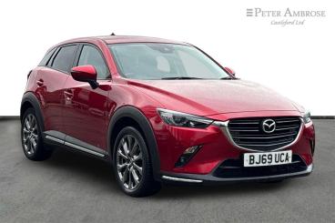 SPOTICAR Mazda Cx-3 2.0 Skyactiv-g Sport Nav+ Auto Euro 6 (s/s) 5dr Used Car - Suv Petrol Red - Castleford - 1200577217_1