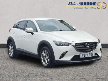 SPOTICAR Mazda Cx-3 2.0 Skyactiv-g Se-l Nav+ Auto Euro 6 (s/s) 5dr Used Car - Suv Petrol White - Ashington - 1200624438_1