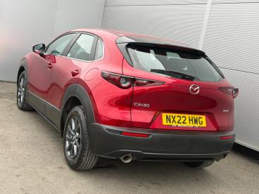 SPOTICAR Mazda Cx-30 2.0 E-skyactiv X Mhev Se-l Lux Euro 6 (s/s) 5dr Used Car - Suv Petrol Red - Darlington - 1200549802_3