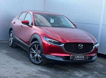 SPOTICAR Mazda Cx-30 2.0 E-skyactiv X Mhev Takumi Euro 6 (s/s) 5dr Used Car - Suv Petrol Red - Darlington - 1200554671_1