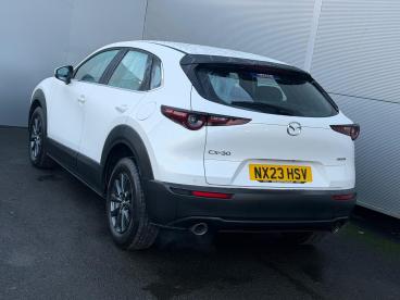 SPOTICAR Mazda Cx-30 2.0 E-skyactiv X Mhev Se-l Lux Auto Euro 6 (s/s) 5 Used Car - Suv Petrol White - Darlington - 1200559742_3