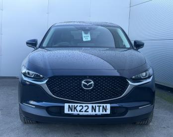 SPOTICAR Mazda Cx-30 2.0 E-skyactiv X Mhev Gt Sport Tech Euro 6 (s/s) 5 Used Car - Suv Petrol Blue - Darlington - 1200577691_2