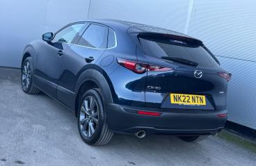 SPOTICAR Mazda Cx-30 2.0 E-skyactiv X Mhev Gt Sport Tech Euro 6 (s/s) 5 Used Car - Suv Petrol Blue - Darlington - 1200577691_3