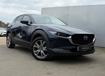 SPOTICAR Mazda Cx-30 2.5 E-skyactiv G Mhev Exclusive-line Auto Euro 6 ( Used Car - Suv Petrol Blue - Darlington - 1200591776_1